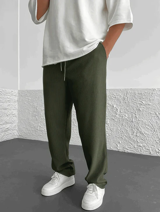 Relaxed-Fit Corduroy Trousers